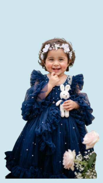 GIRLS WOVEN PARTY DRESS