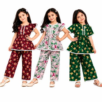Premium Girls Co ord set 3 pcs combo