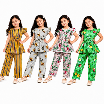 Premium Girls Co ord set 4 pcs combo