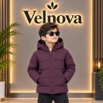 🧥 Premium Kids Winter Padded Jacket ❄️dark plum