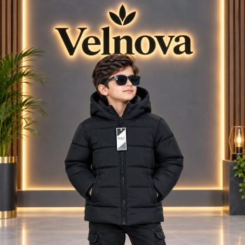 Premium Kids Winter Padded Jacket  Black colour