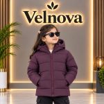 🧥 Premium Kids Winter Padded Jacket ❄️ dark plum