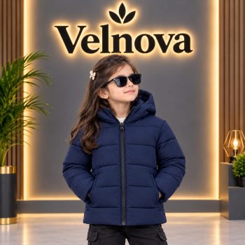 Premium Kids Winter Padded Jacket navy