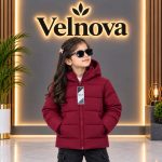 🧥 Premium Kids Winter Padded Jacket ❄️wine red